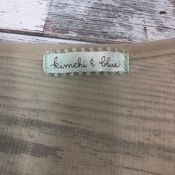 Kimchi Blue Sheer Sleeveless Tunic/Dress Extra Small - Picture 3 of 8